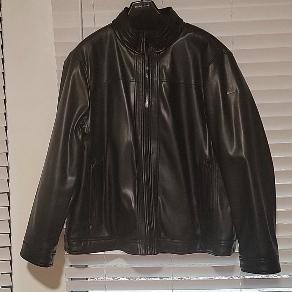 DKNY Black Leather Jacket